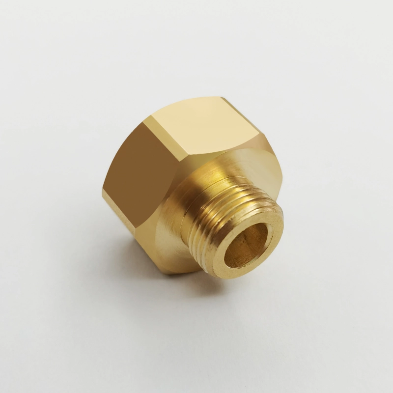 Tecmolog Brass Hose Adapter Connector, G1/2'' Male Thread to US3/8'' Female Thread, US3/8'' Male Thread to G1/2'' Female Thread, SBA025B/SBA025C