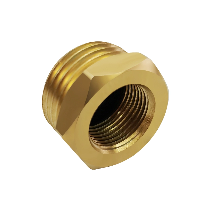 Tecmolog Brass Hose Adapter Connector, G1/2'' Male Thread to US3/8'' Female Thread, US3/8'' Male Thread to G1/2'' Female Thread, SBA025B/SBA025C