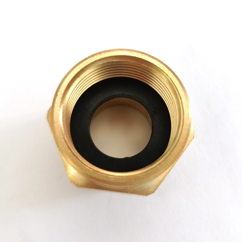 Tecmolog Brass Pipe Fittings Connector, G 3/4" Female Thread to US 3/4" NPT Male Thread, G1/2 Female Thread to US 1/2 NPT Male Thread, SBA037A/SBA037