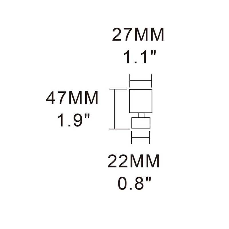 Tecmolog Brass M22 Female Thread Dual-Function 2-Flow Water Faucet Aerator, Water Saving Low Flow Aerator