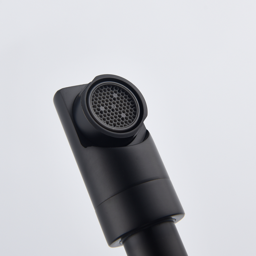 Tecmolog Brass Pot Filler Folding Faucet with Side Sprayer, Kitchen Sink Faucet with Swing Arm and Double Function Joint, BC1230/BB1230/BNA1230