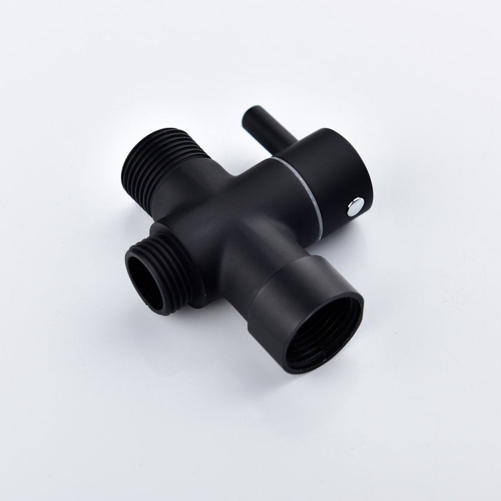 Tecmolog Hand Held Bidet Toilet Sprayer Kit, Stainless Steel Shattaf  for Personal Hygiene, Black Bidet Sprayer with G7/8 Diverter WS024CFM