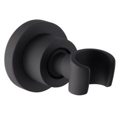 Tecmolog Stainless Steel Hand Held Shower Holder Adjustable Wall Mount Shower Head Bracket Holder for Hand Held, Black, ST31B/ST31AB