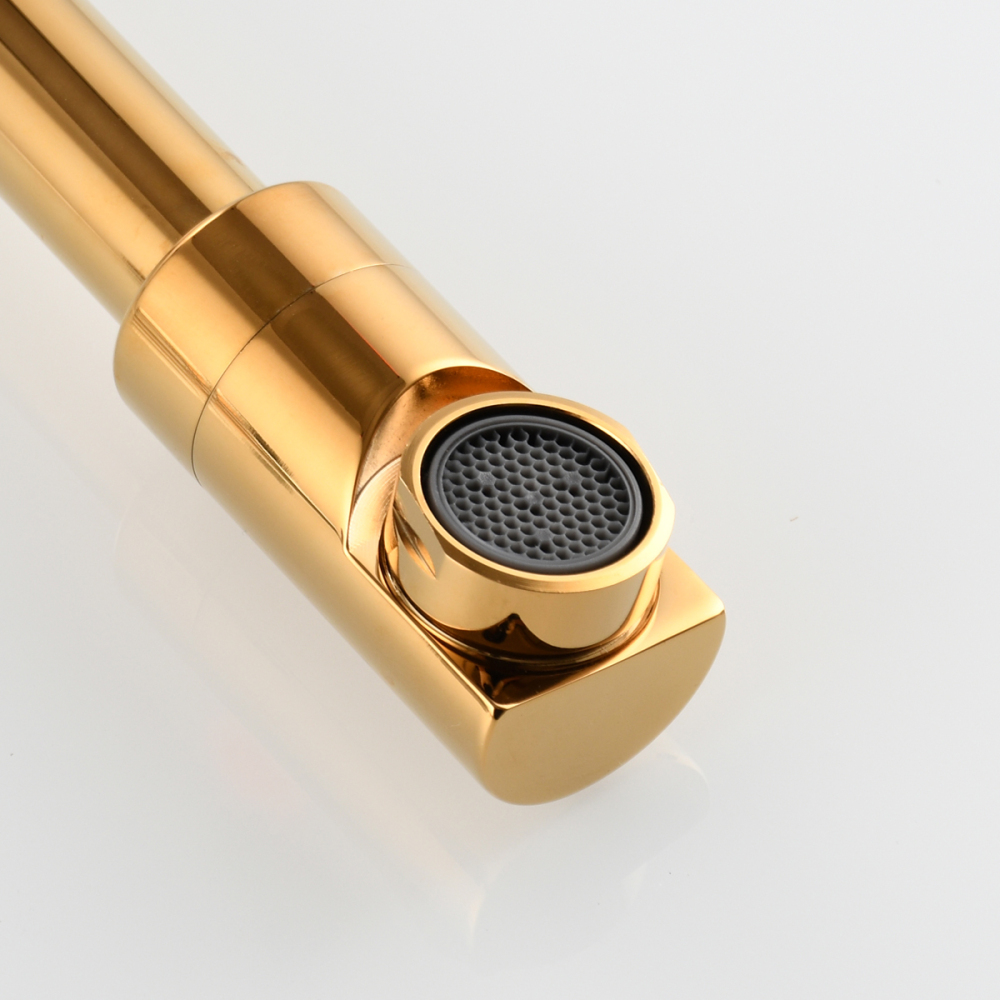 Tecmolog Kitchen Faucet Chrome Wall Mount Pot Filler Faucet Brass 360 Rotatable Folding Lengthened Folding single Handle Unique Cold Water Tap