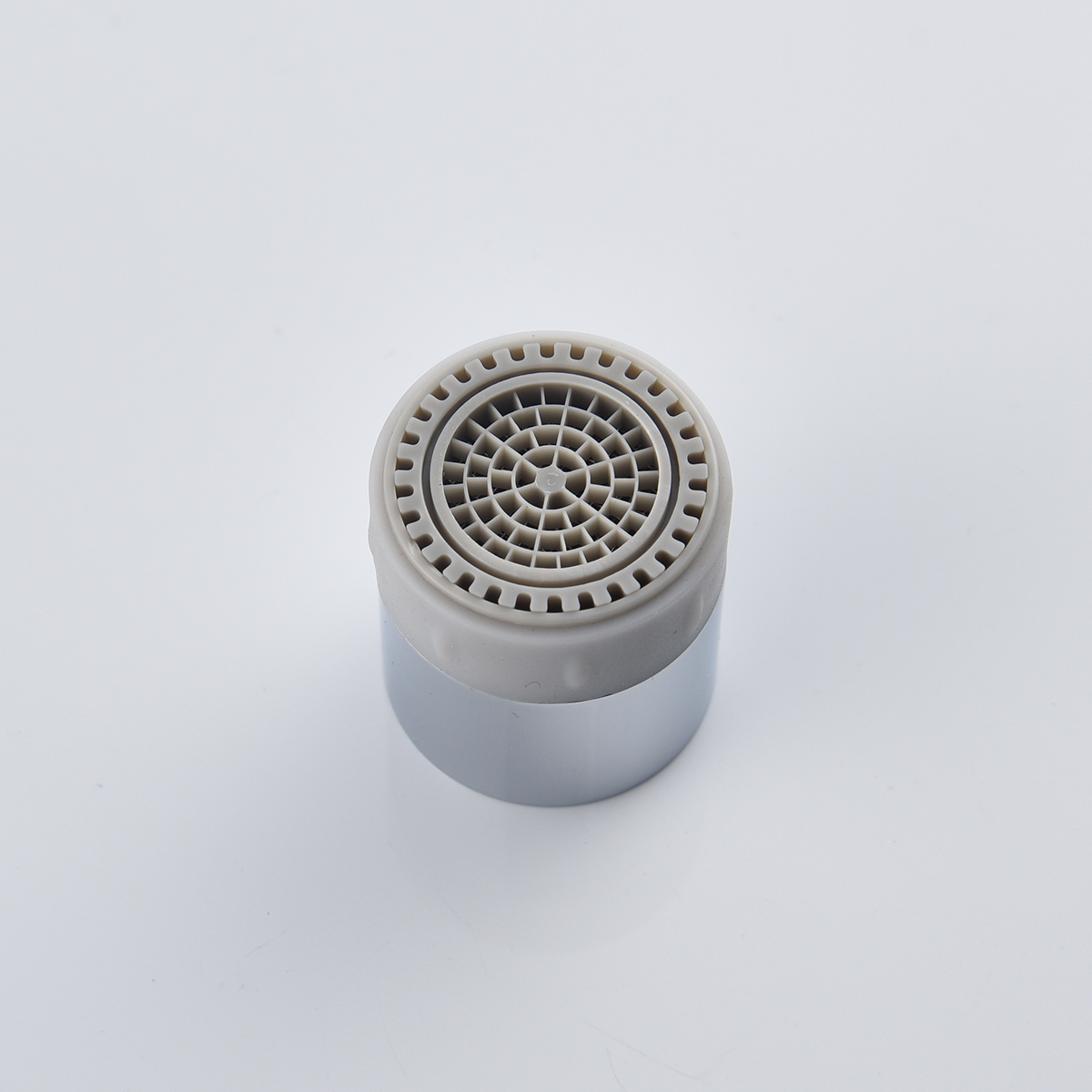 Tecmolog Brass Rotatable Sink Aerator with Silicone Head,  M22 Female/M24 Male Thread, Chrome/Black/Brushed Nickel