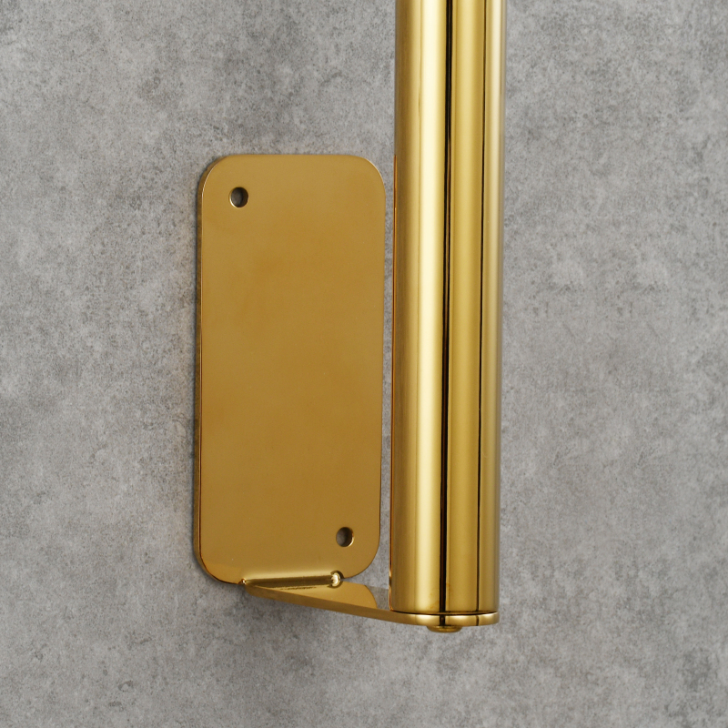 Tecmolog 31.5" (80cm) Lengthened Handheld Shower Sliding Bar Adjustable Shower Head Holder with 5 Outlet-way Shower Head and 2m Shower Hose, Stainless Steel, Chrome/Nickel/Black/Gold