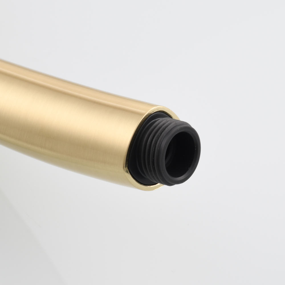 Tecmolog ABS Plastic PVD Gold Water Saving Shower Head, Pressure Boost Handheld Shower Sprayer for Bathroom, Shower Set