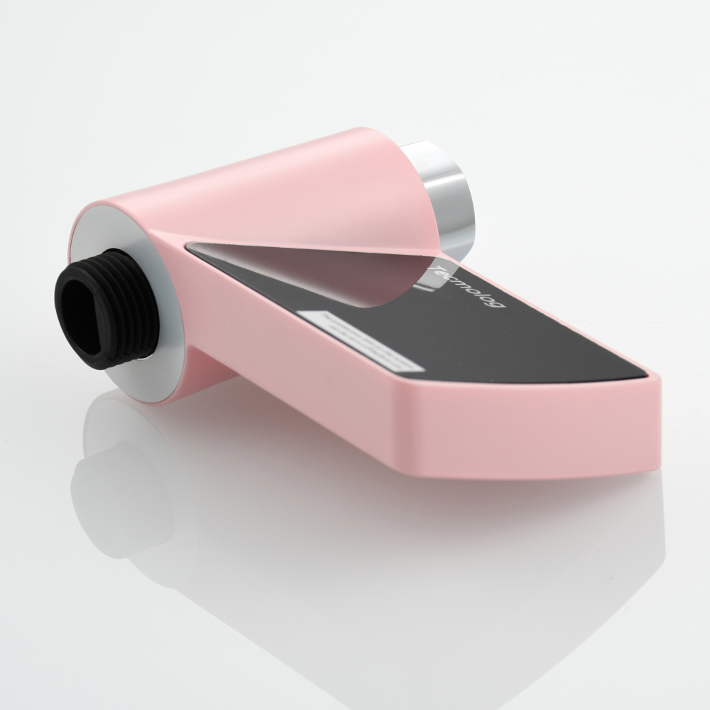 Tecmolog Plastic Led Waterproof Thermometer Pink Water High Accuracy Digital Thermometer for Bathtub Faucet Pink/Blue/Black/Silver