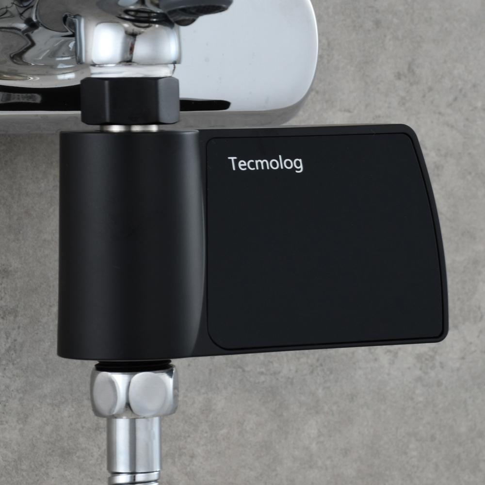 Tecmolog Plastic Led Waterproof Thermometer Pink Water High Accuracy Digital Thermometer for Bathtub Faucet Pink/Blue/Black/Silver