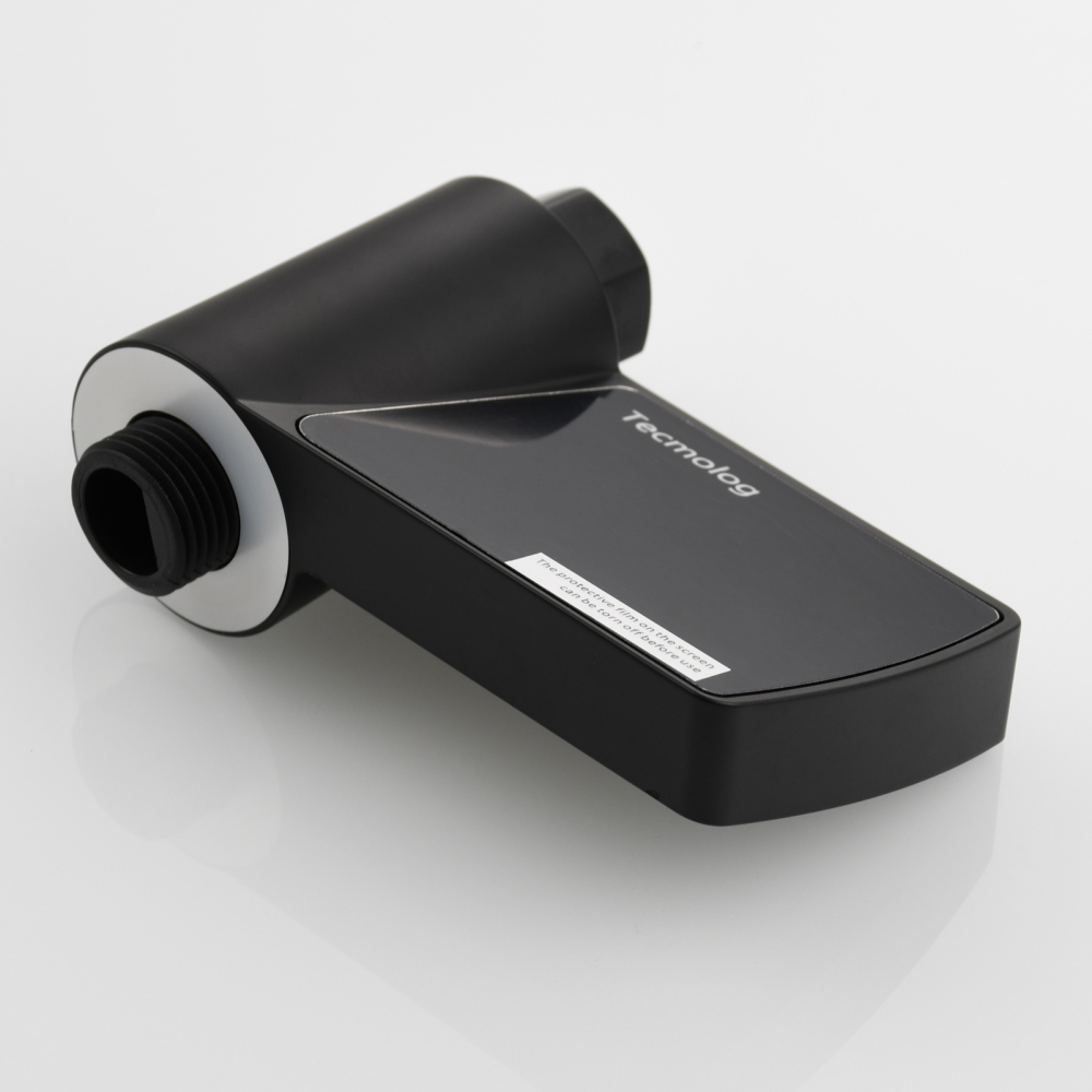 Tecmolog Plastic Led Waterproof Thermometer Pink Water High Accuracy Digital Thermometer for Bathtub Faucet Pink/Blue/Black/Silver