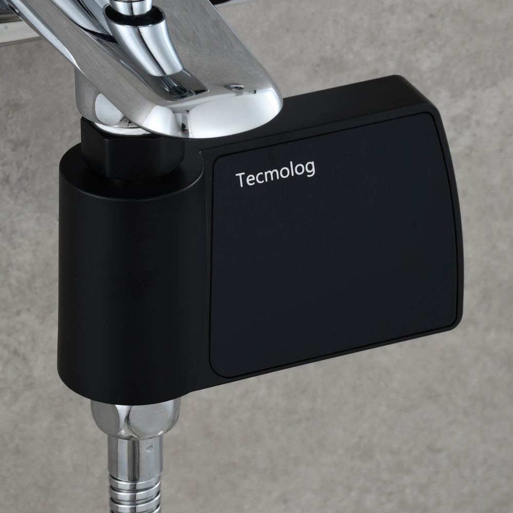 Tecmolog Plastic Led Waterproof Thermometer Pink Water High Accuracy Digital Thermometer for Bathtub Faucet Pink/Blue/Black/Silver