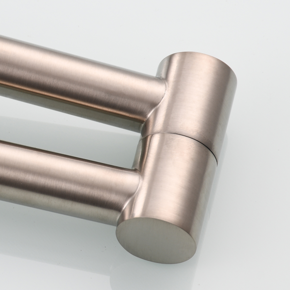 Tecmolog Wall Mount Kitchen Faucet, Brass 360 Rotatable Folding Lengthened  Sink Taps with Double Switch and Single Handle CT165NA/CT165/CT165R/CT165B