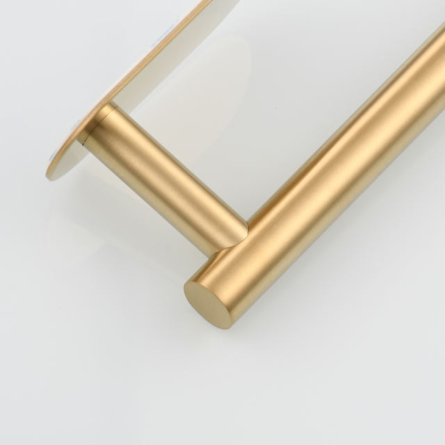 Tecmolog 304 Stainless Steel Bathroom Roll Paper Holder,  Wall Mount Adhesive Toilet Paper Holder, Brushed Nickel/Rectangle/Black/Golden