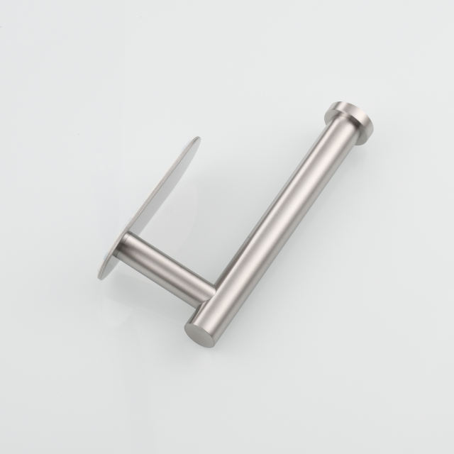 Tecmolog 304 Stainless Steel Bathroom Roll Paper Holder,  Wall Mount Adhesive Toilet Paper Holder, Brushed Nickel/Rectangle/Black/Golden