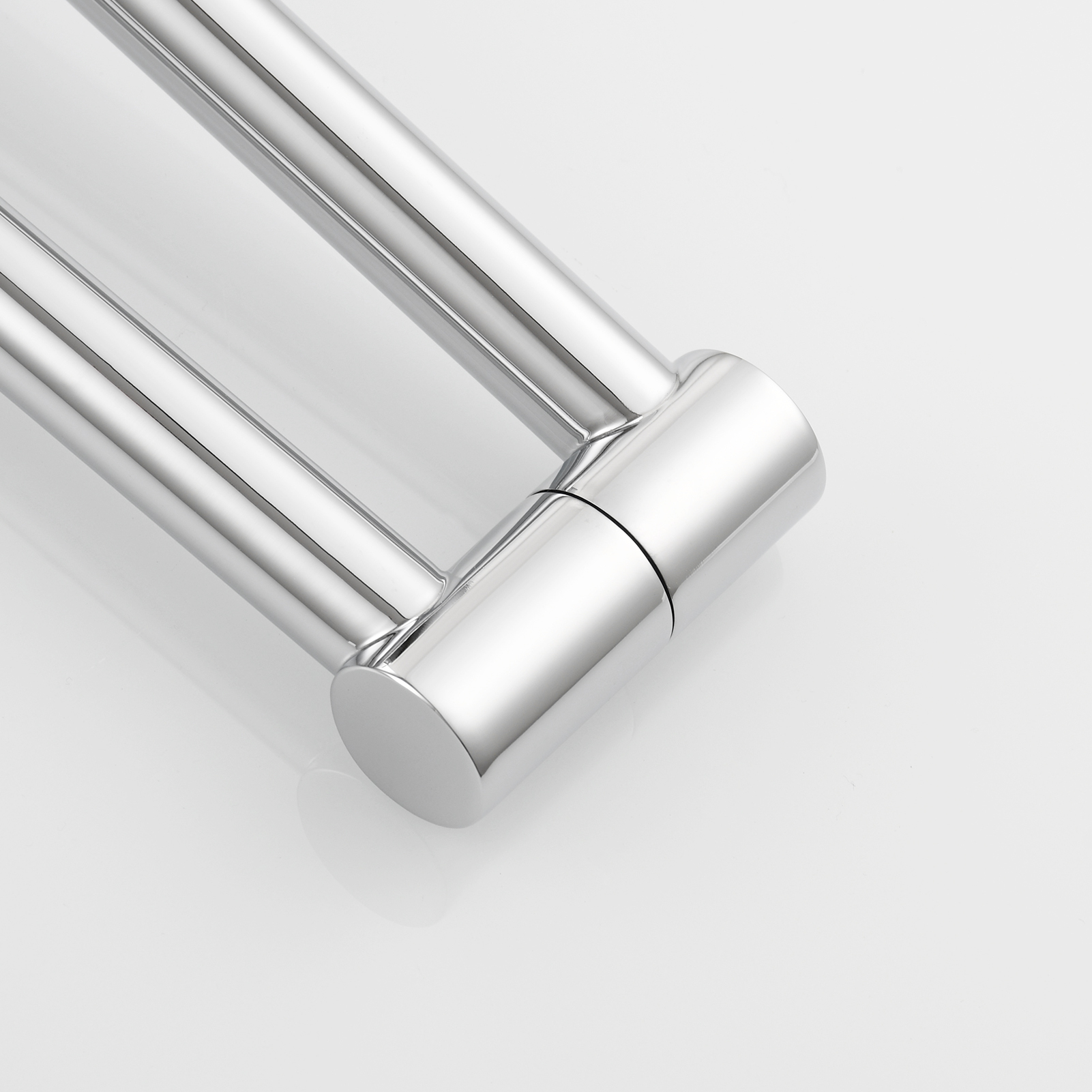 Tecmolog Kitchen Faucet Chrome Wall Mount Pot Filler Faucet Brass 360 Rotatable Folding Lengthened Folding single Handle Unique Cold Water Tap