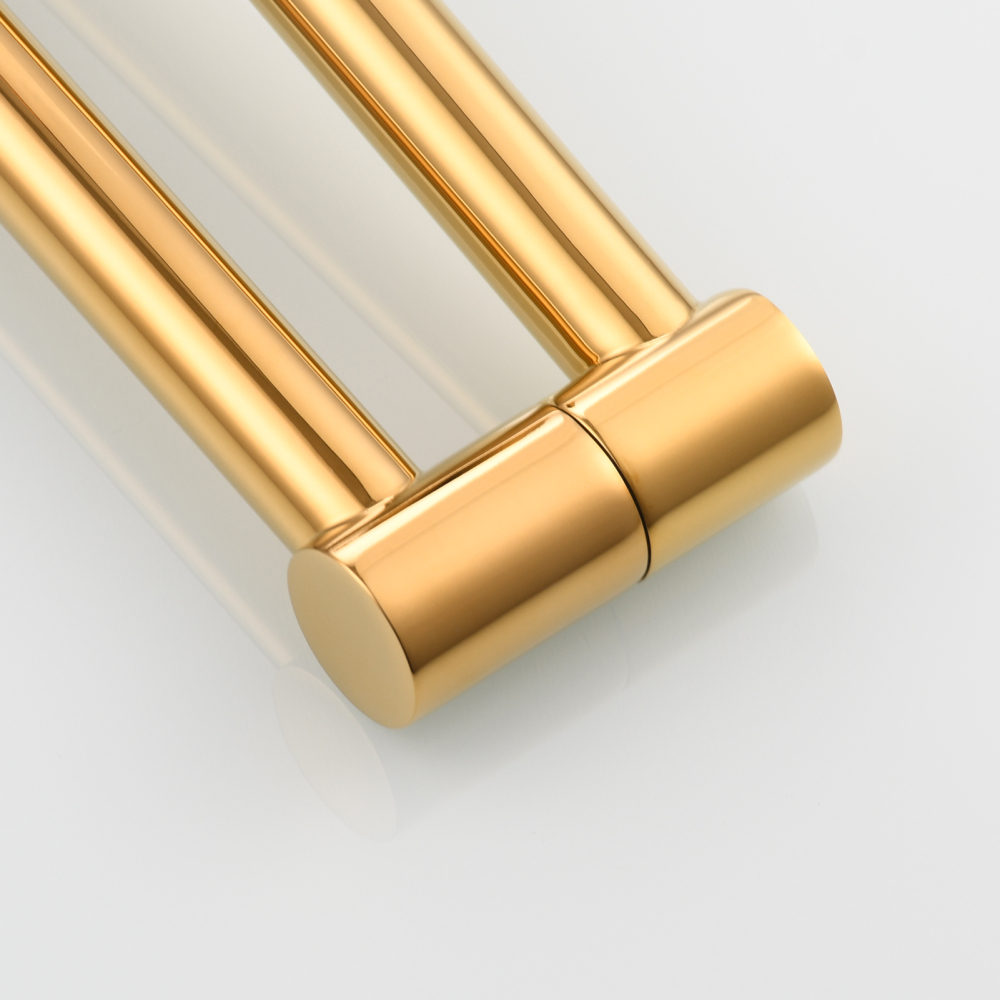 Tecmolog Kitchen Faucet Chrome Wall Mount Pot Filler Faucet Brass 360 Rotatable Folding Lengthened Folding single Handle Unique Cold Water Tap