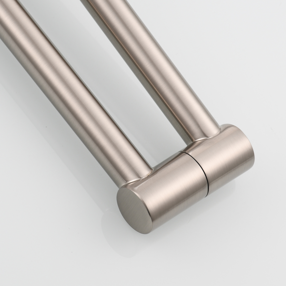 Tecmolog Kitchen Faucet Chrome Wall Mount Pot Filler Faucet Brass 360 Rotatable Folding Lengthened Folding single Handle Unique Cold Water Tap