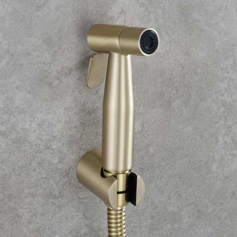 Tecmolog Stainless Steel Bidet Sprayer Holder(Showerhead holder), Wall Mounted/Hanging on for Toilet/Washroom