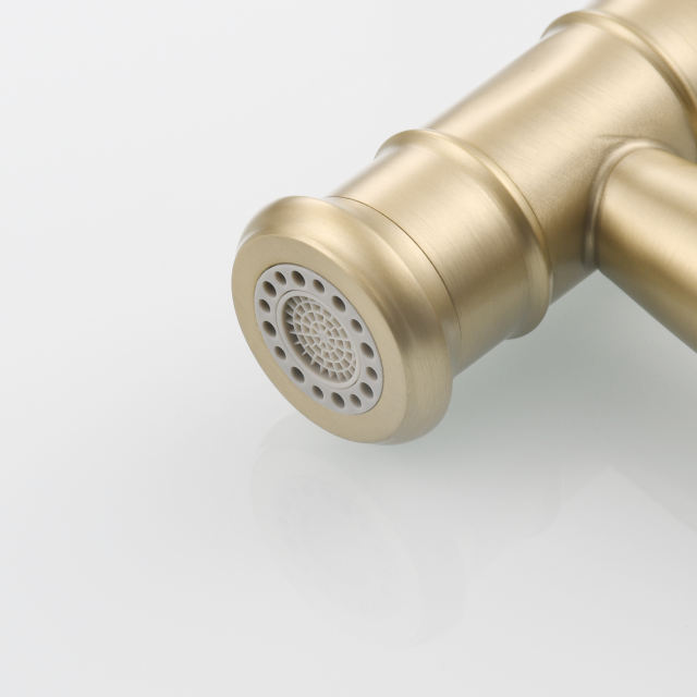 Tecmolog 304 Stainless Steel Bidet Sprayer Set Dual Function Handheld Bidet Sprayer with Brass Diverter,Nickel/Black/Brushed Gold