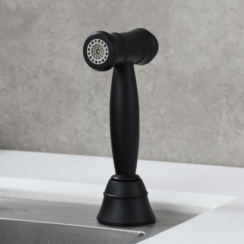 Tecmolog Stainless Steel Kitchen Sprayer Set with Dual Functions Sprayer Handheld Sprayer Set for Kitchen Sink,Nickel/Black/Brushed gold