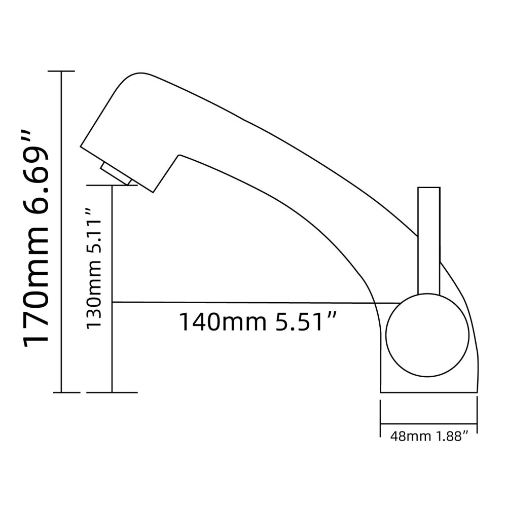 Tecmolog Brass Pull Out Faucet Basin Faucet Hot And Cold Water Faucet Bathroom Mixer Tap Single Handle,BC6232