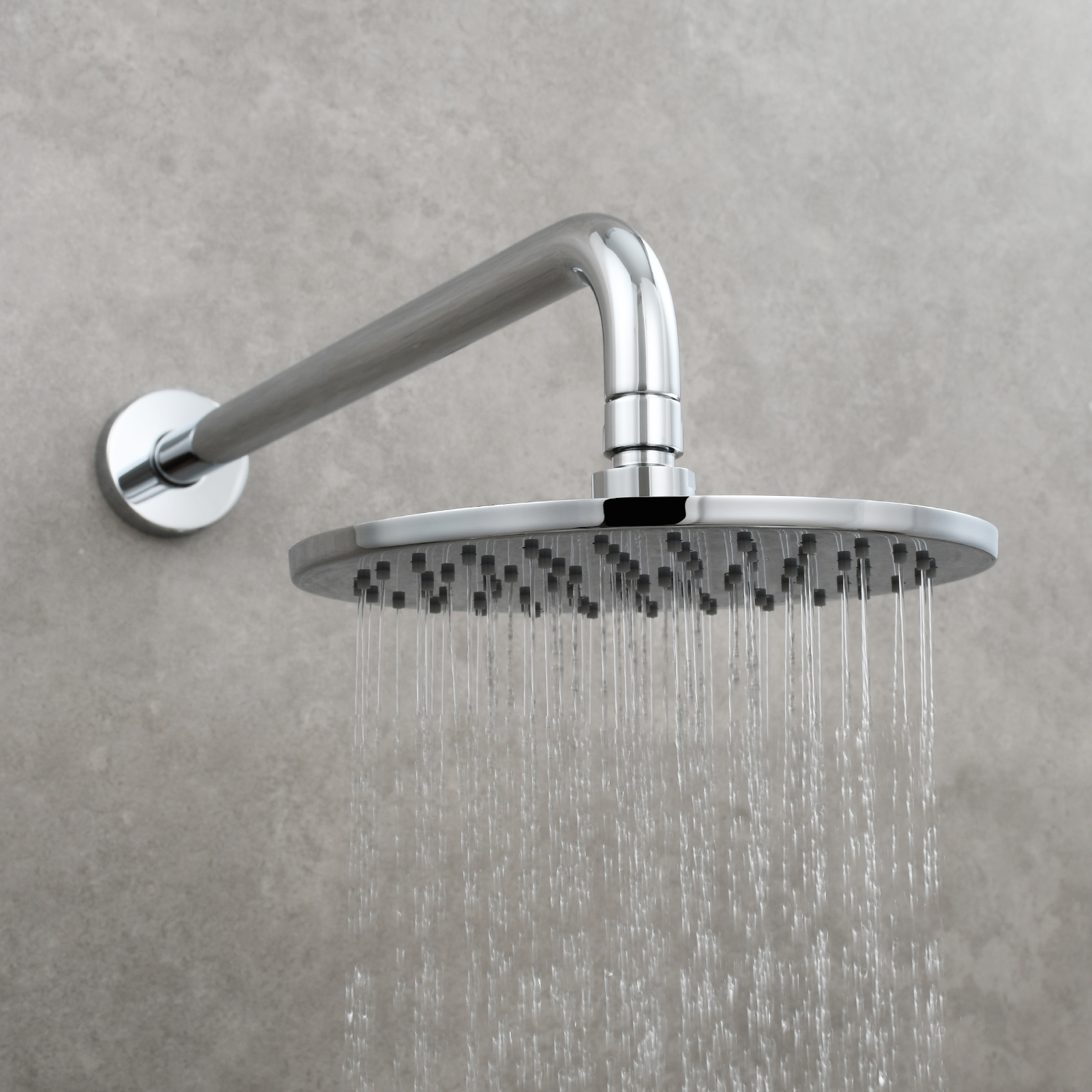 Tecmolog 304 Stainless Steel Brushed Nickel Shower Accessory Wall Mounted Shower Arm,HPF004
