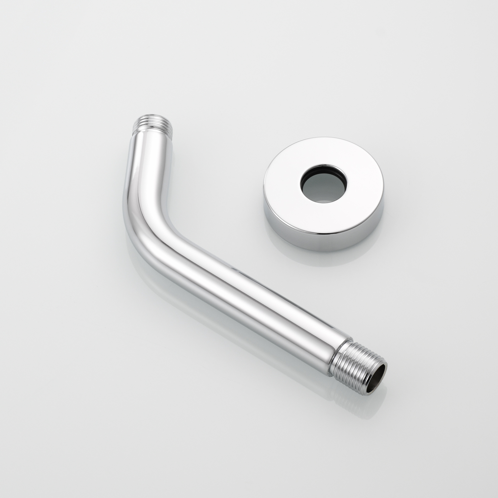 Tecmolog 304 Stainless Steel Brushed Nickel Shower Accessory Wall Mounted Shower Arm,HPF004