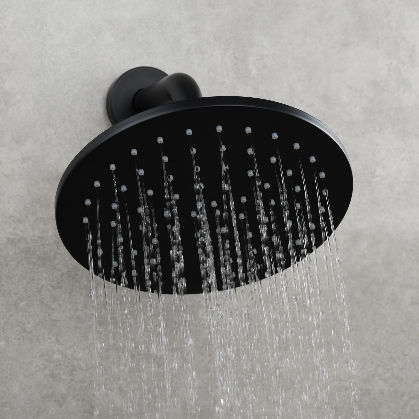 Tecmolog 304 Stainless Steel Brushed Nickel Shower Accessory Wall Mounted Shower Arm,HPF004