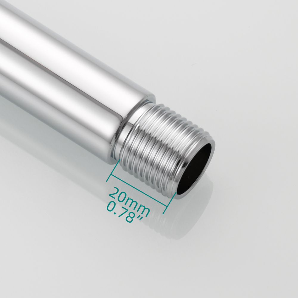 Tecmolog 304 Stainless Steel Brushed Nickel Shower Accessory Wall Mounted Shower Arm,HPF004