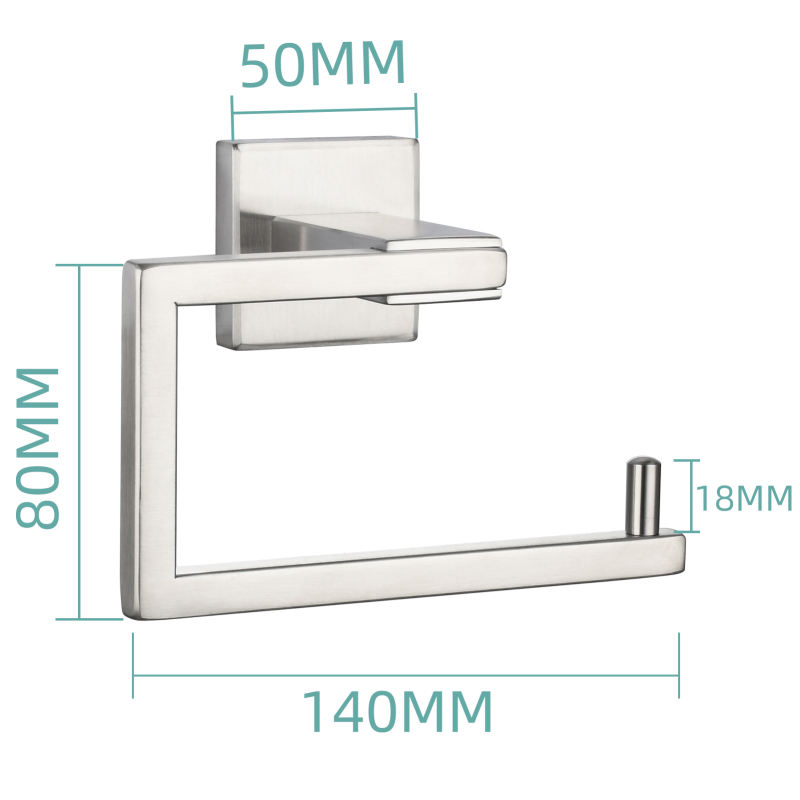 Tecmolog 304 Stainless Steel Paper Holder Wall Mounted for Bathroom Toilet Roll Holder,Mirror/Nickel/Black/Brushed Gold