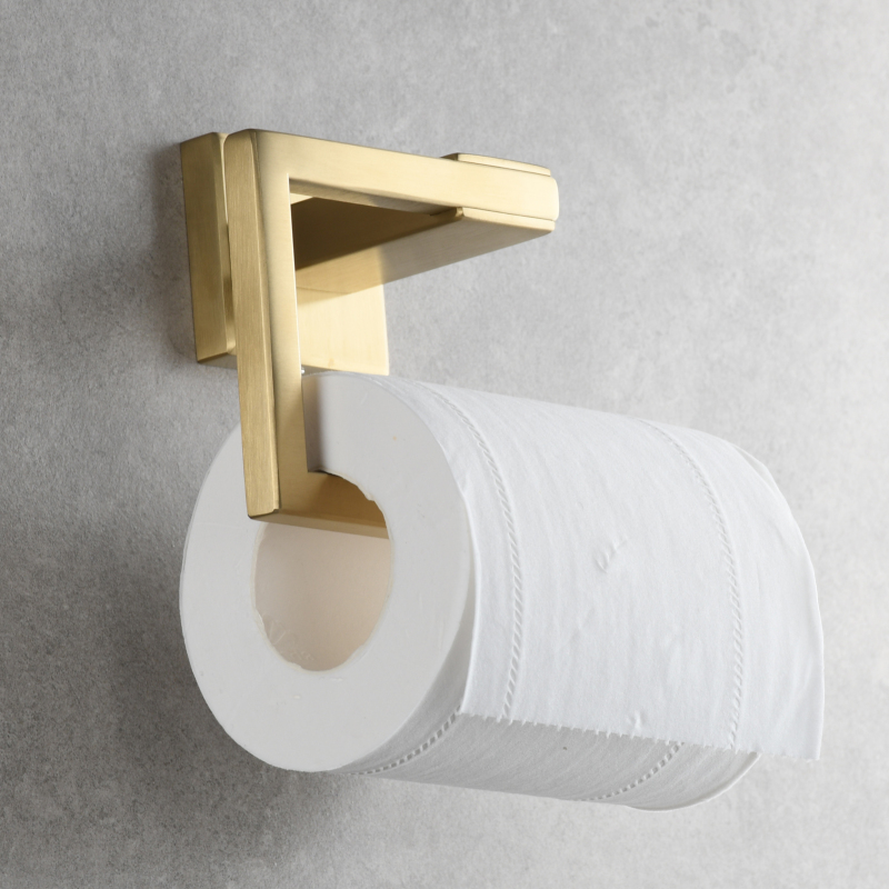 Tecmolog 304 Stainless Steel Paper Holder Wall Mounted for Bathroom Toilet Roll Holder,Mirror/Nickel/Black/Brushed Gold