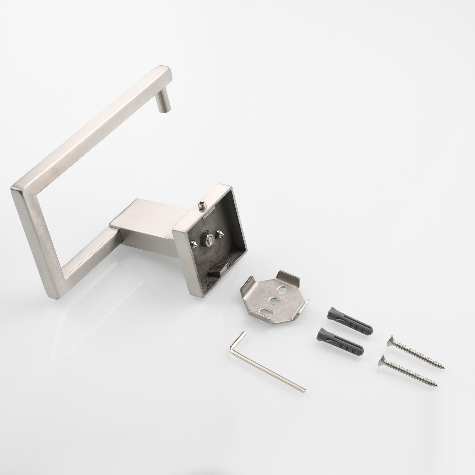 Tecmolog 304 Stainless Steel Paper Holder Wall Mounted for Bathroom Toilet Roll Holder,Mirror/Nickel/Black/Brushed Gold