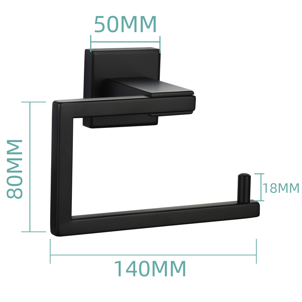 Tecmolog 304 Stainless Steel Paper Holder Wall Mounted for Bathroom Toilet Roll Holder,Mirror/Nickel/Black/Brushed Gold