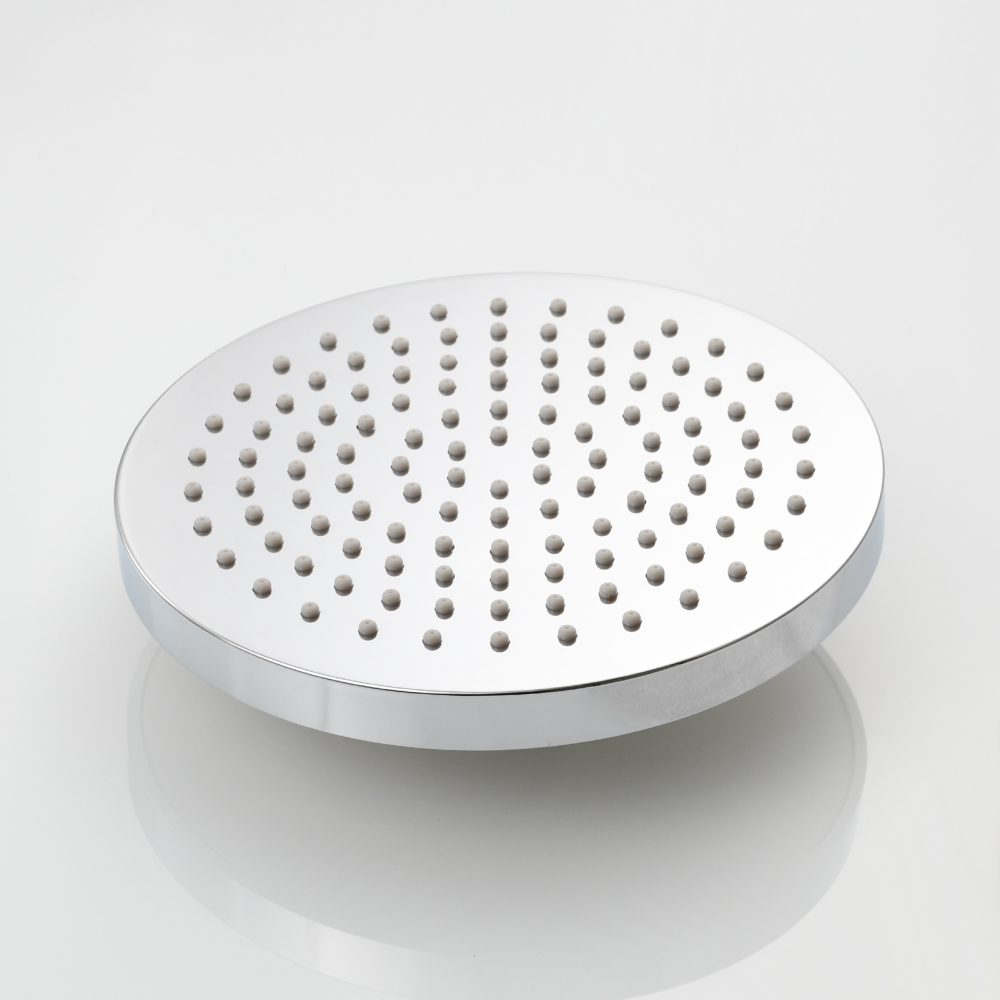 Tecmolog ABS Plastic 8 inch High Pressure Rainfall Shower Head,Adjustable Angles,Chrome,Nickel and Zirconium Gold