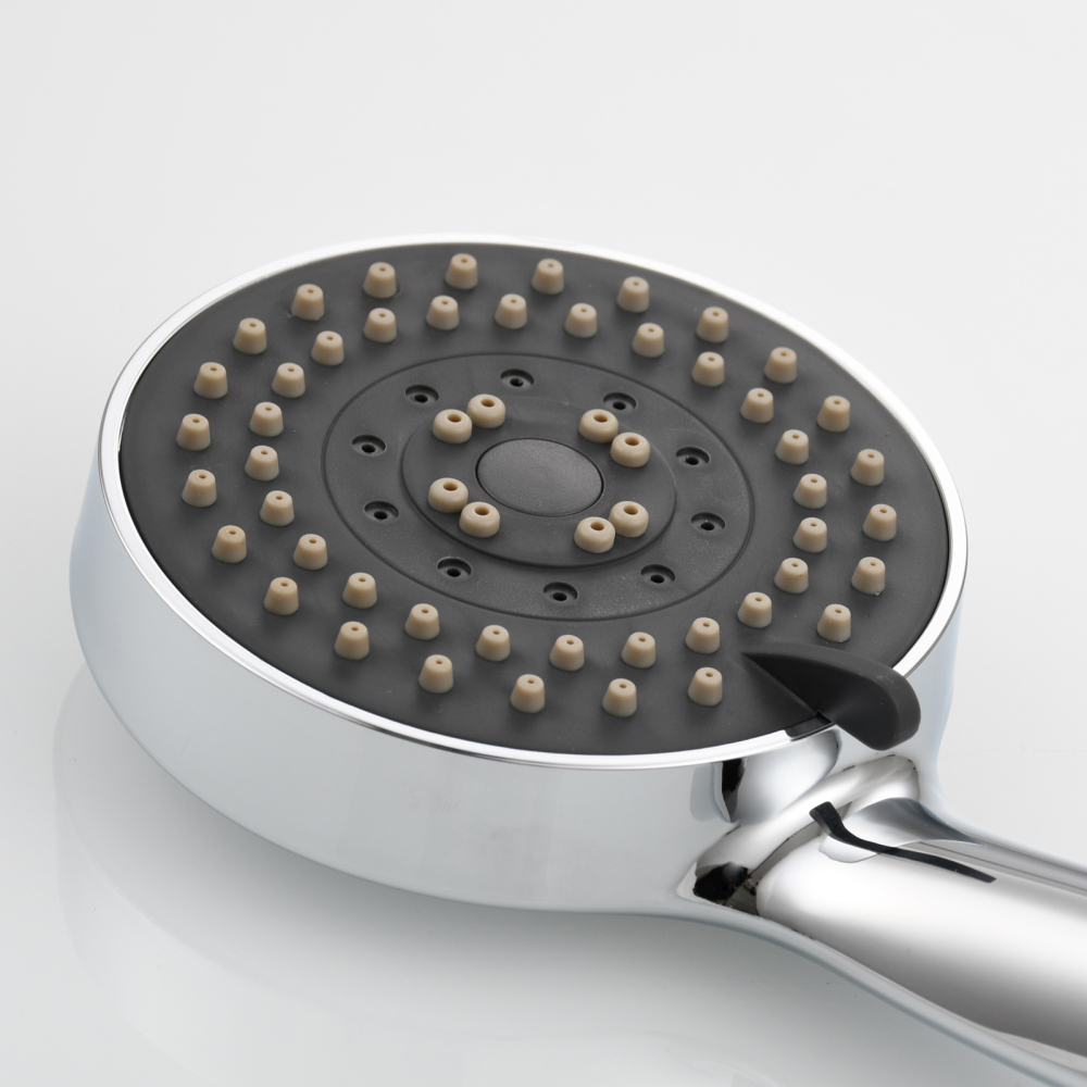 Tecmolog Brass Bathtub Shower Set Single Handle Hot and Cold Faucet Shower Mixer Chrome/Black/Gray