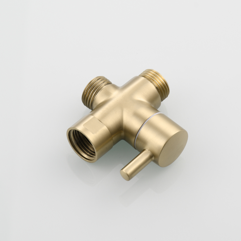 Tecmolog Brass Shower Arm Diverter Valve for Hand Held Showerhead 3 Way Shower Diverter Valve G1/2 DSF007/DSF007NA/DSF007C