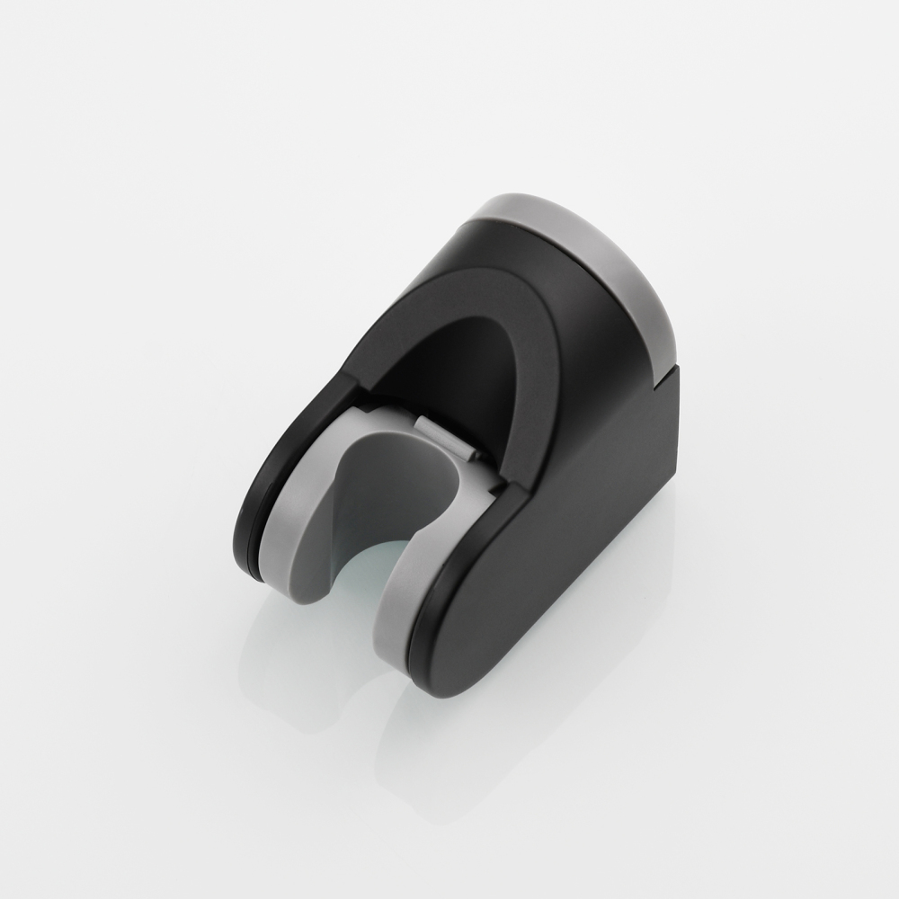 Tecmolog hand shower holder adjustable plastic wall shower holder holder for shower head chrome, ST01