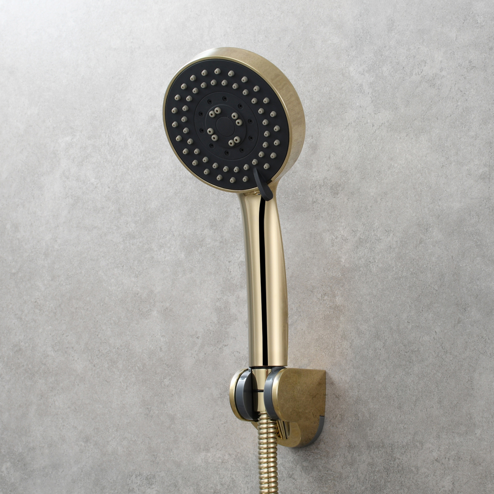 Tecmolog hand shower holder adjustable plastic wall shower holder holder for shower head chrome, ST01