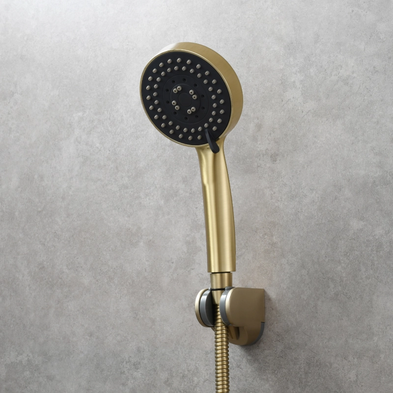 Tecmolog hand shower holder adjustable plastic wall shower holder holder for shower head chrome, ST01