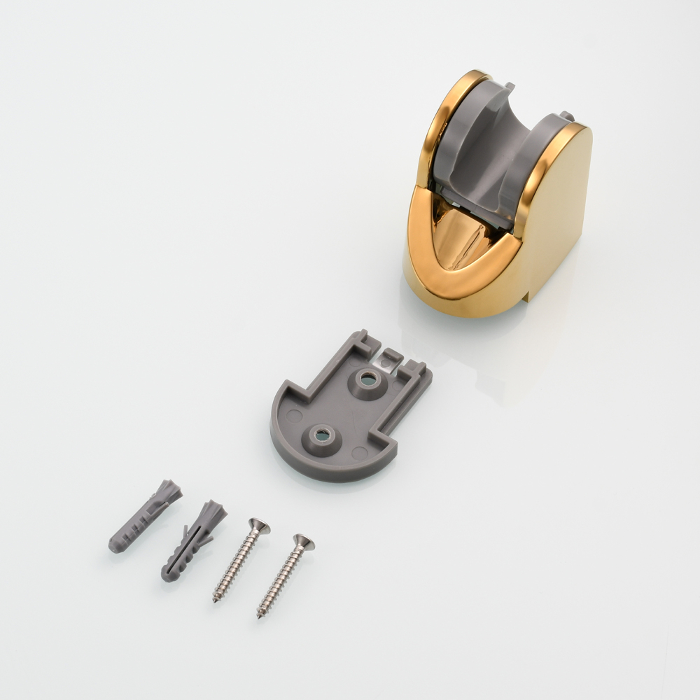 Tecmolog hand shower holder adjustable plastic wall shower holder holder for shower head chrome, ST01