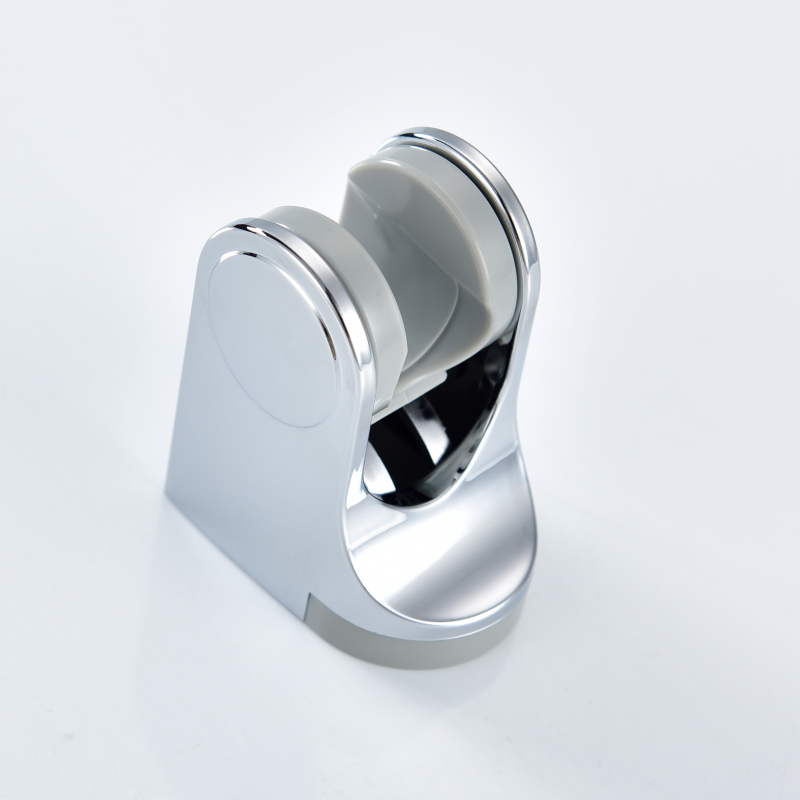 Tecmolog High Pressure 6-Setting 5" Chrome Handheld Shower Head with 59” Length Hose and Angle-Adjustable Holder for Bathroom,BS157