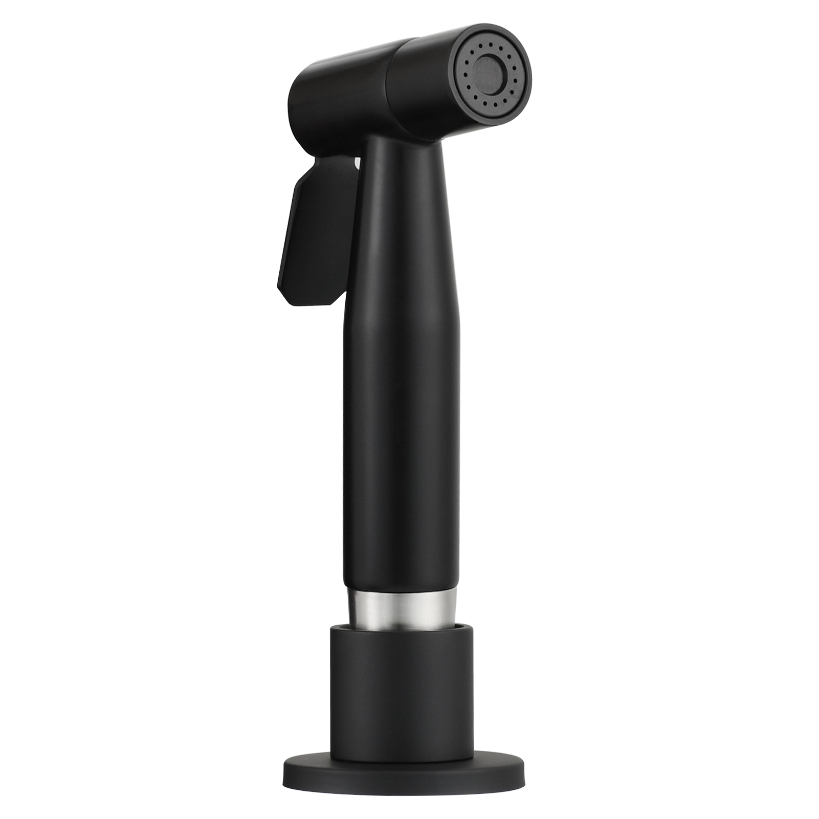 Tecmolog Stainless Steel Black Kitchen Faucet Sprayer, Kitchen Sink Side Sprayer Set for Kitchen Sink Washing WS030CF
