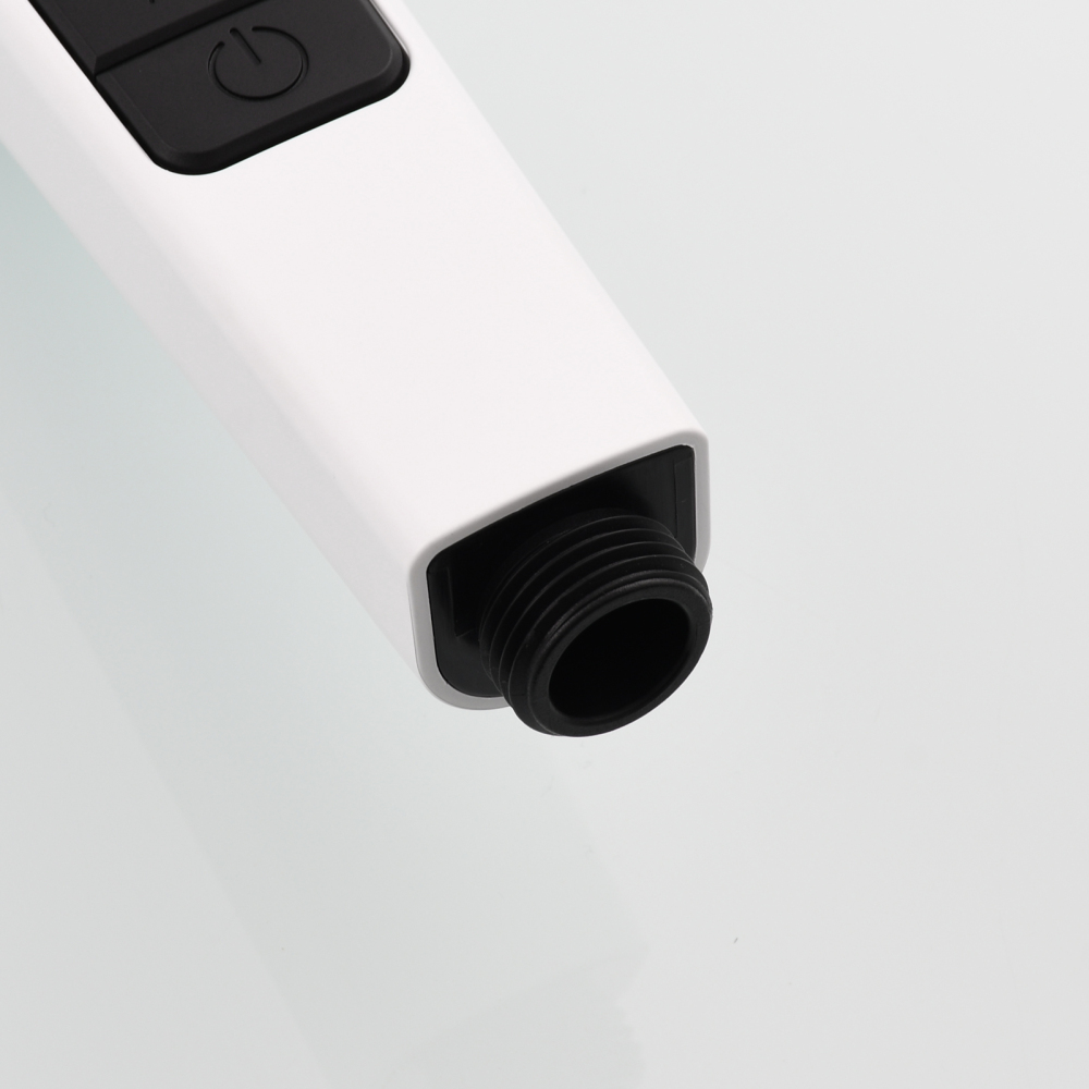 Tecmolog High-Pressure 7 settings Hand Shower with Shut Off Water Button, Shower Head with 5 Foot Hose & Adjustable Angle Bracket, BS170