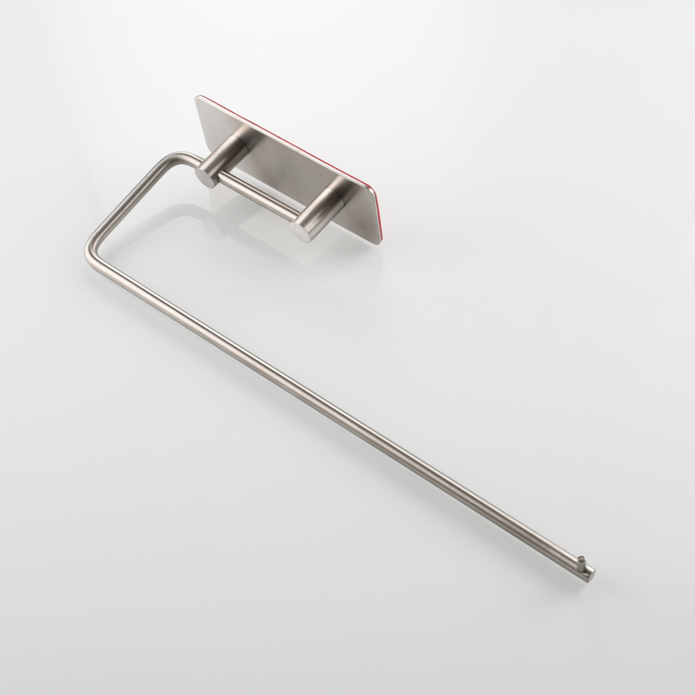 Tecmolog 304 Stainless Steel No Drilling Bathroom Brushed Nickel Paper Roll Holder,Toilet Tissue Paper,Bathroom Accessories