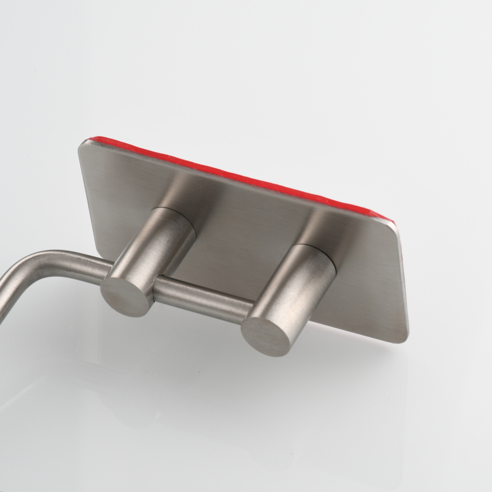 Tecmolog 304 Stainless Steel No Drilling Bathroom Brushed Nickel Paper Roll Holder,Toilet Tissue Paper,Bathroom Accessories