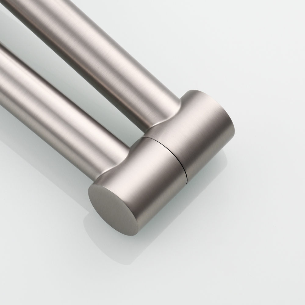 Tecmolog Pot Filler Faucet Wall Mounted Kitchen Faucet with Dual Switch Double Handle Taps,BC1243