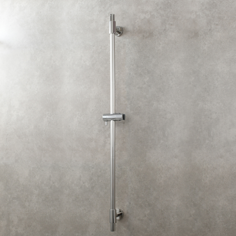 Tecmolog Stainless Steel Shower Slide Bar with Height/Angle Hangheld 5 Function Shower Head,SBH268-78