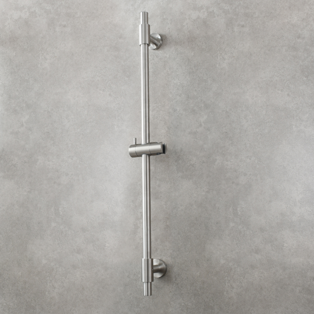 Tecmolog Stainless Steel Shower Slide Bar with Height/Angle Hangheld 5 Function Shower Head,SBH268-78