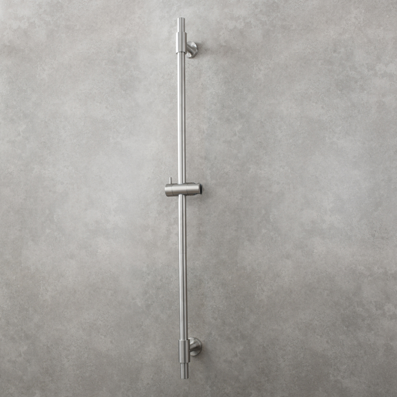 Tecmolog Stainless Steel Shower Slide Bar with Height/Angle Hangheld 5 Function Shower Head,SBH268-78