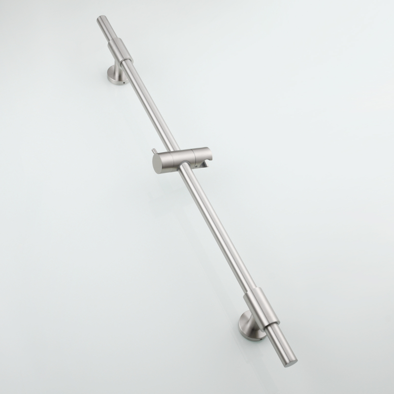 Tecmolog Stainless Steel Shower Slide Bar with Height/Angle Hangheld 5 Function Shower Head,SBH268-78